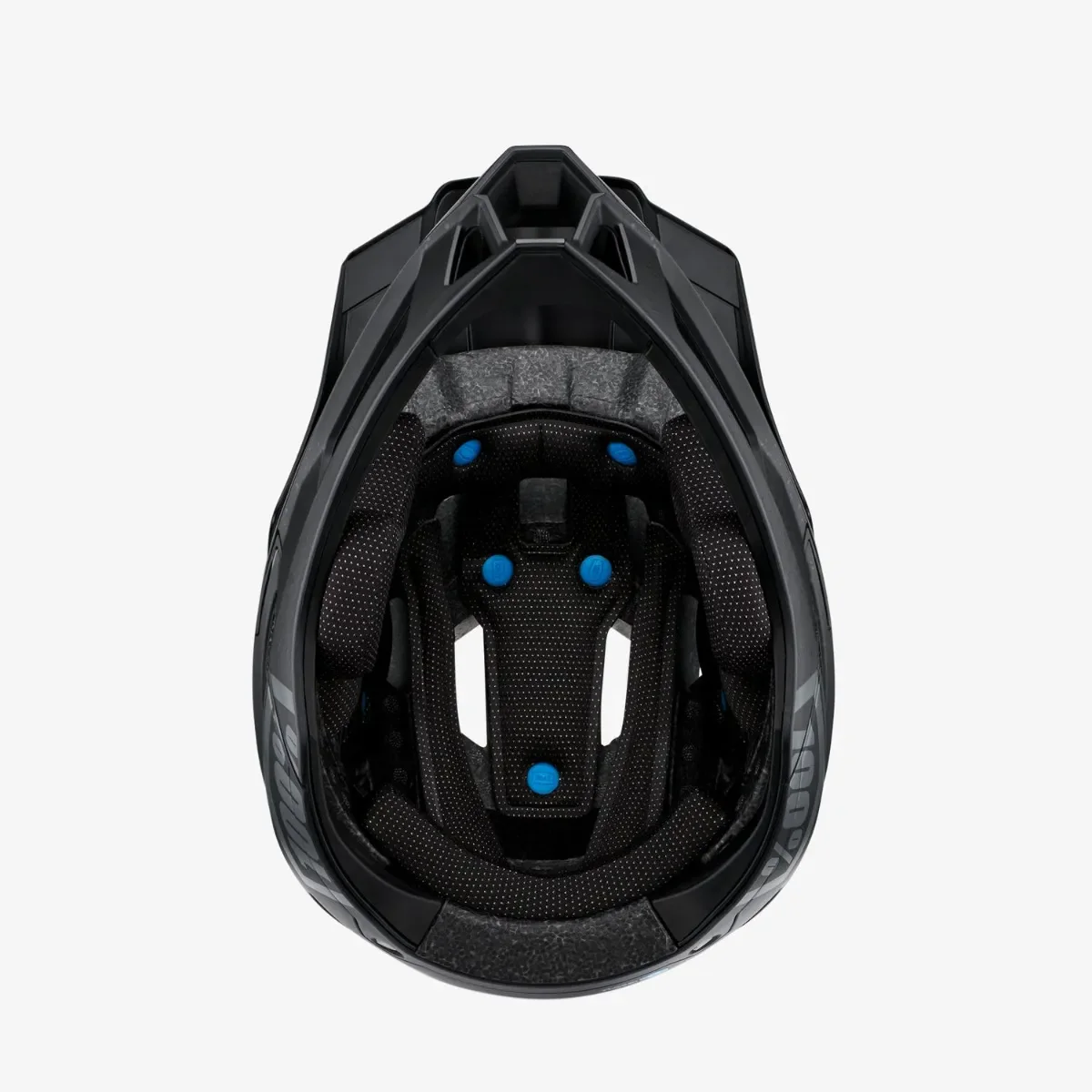 100% Trajecta Full Face Helmet Black - Image 4