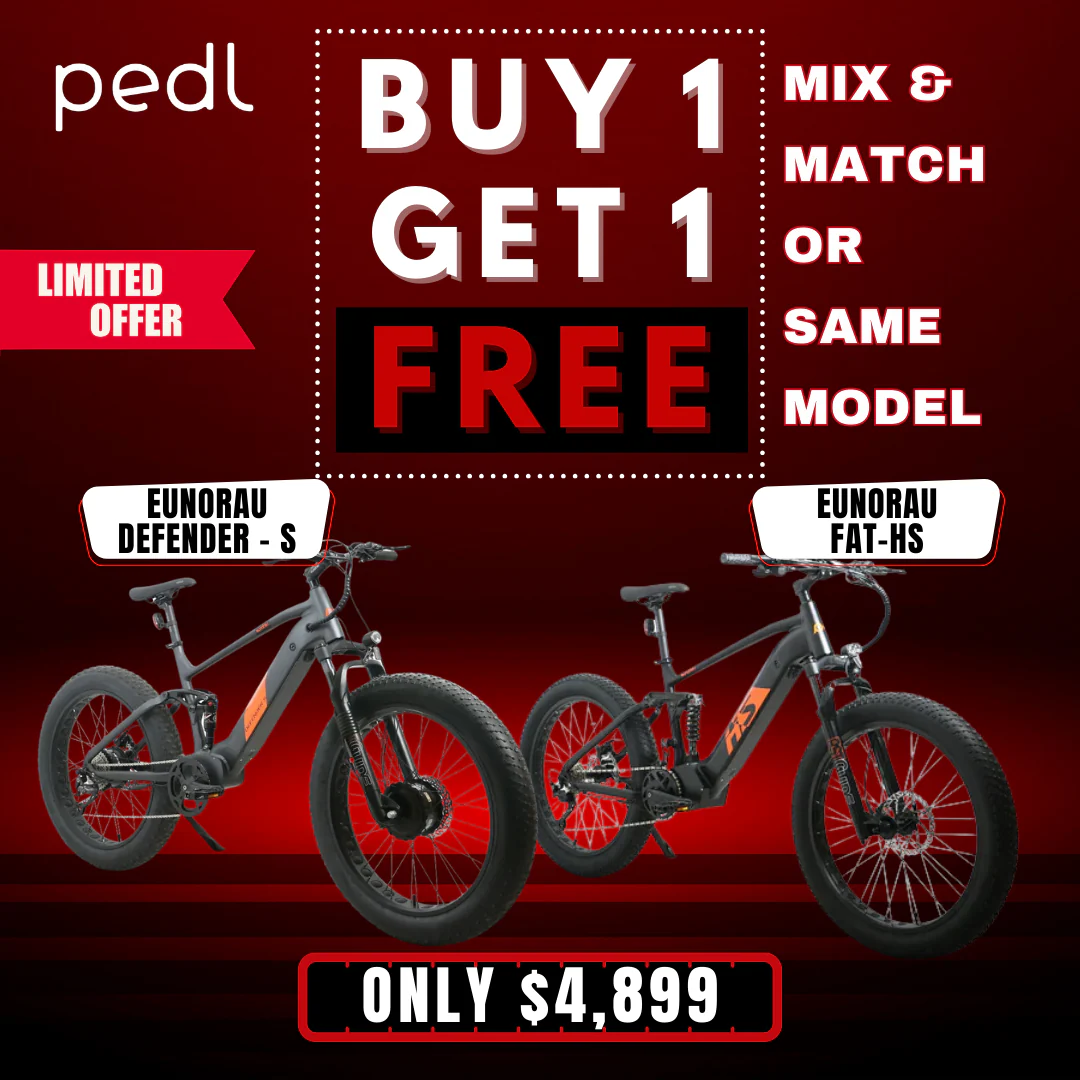 Eunorau Electric Mountain Bike 1000W Motor FAT-HS Dual Battery Fat Tyre E-MTB - Image 21