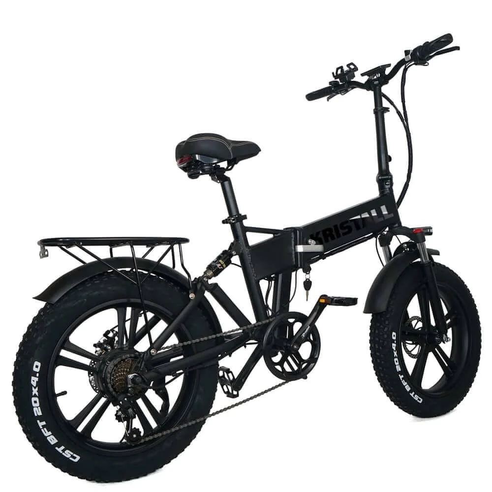 2026 NEW KRISTALL RX20 48V17AH 750W FAT TIRE FOLDING EBIKE INTERGRATED RIM - Image 4