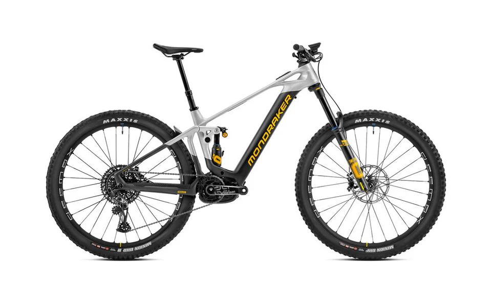 23 Mondraker Crafty Carbon XR - Carbon/Silver/Yellow - Image 2