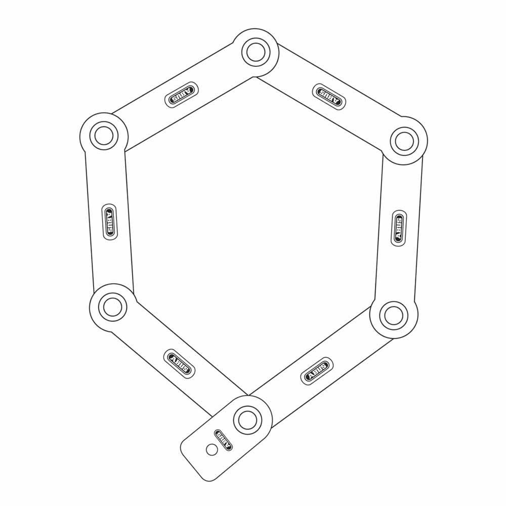 ABUS uGrip Bordo 5700 Folding Bike Lock (Keyed) - Image 3