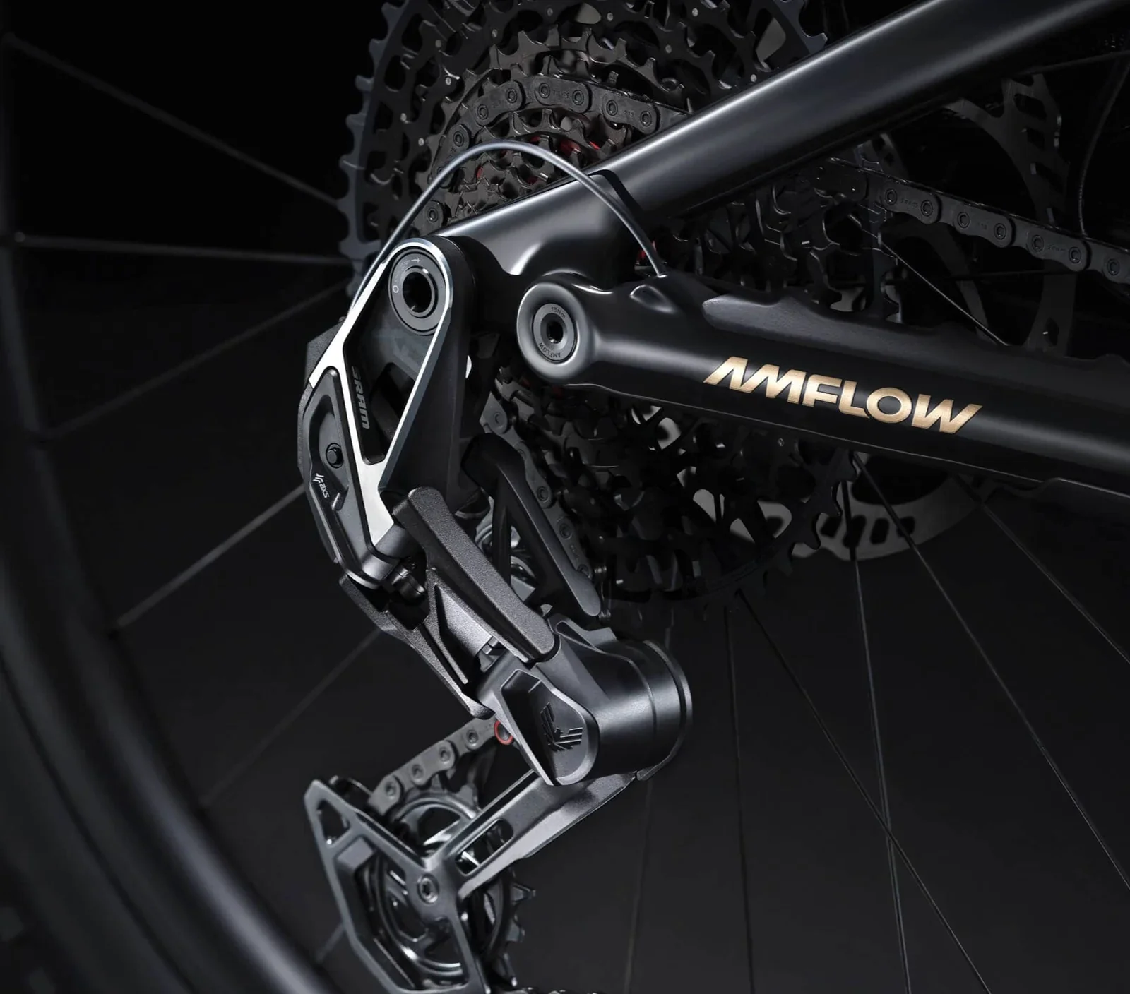 2026 Amflow PL Carbon 800Wh Electric Mountain Bike | DJI Avinox Motor | Dual Suspension | OLED Display - Image 4
