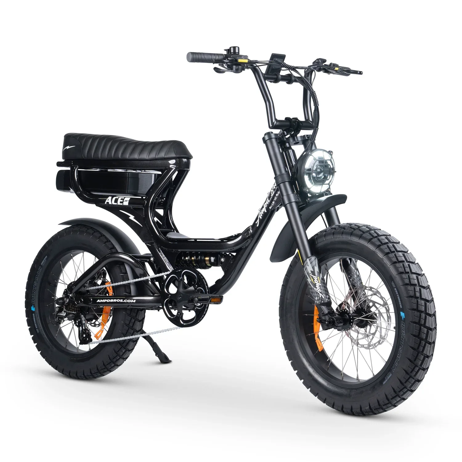 AMPD Brother ACE-S PRO Dual Suspension Electric Bike - Image 4