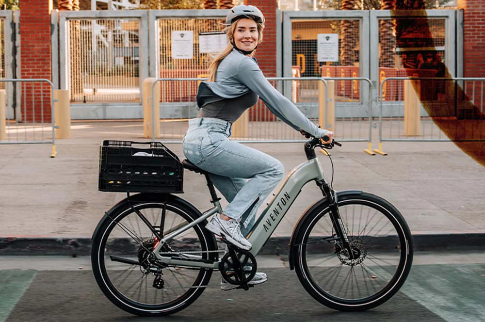 Aventon Level 3 Step Through Electric Bike - Image 22