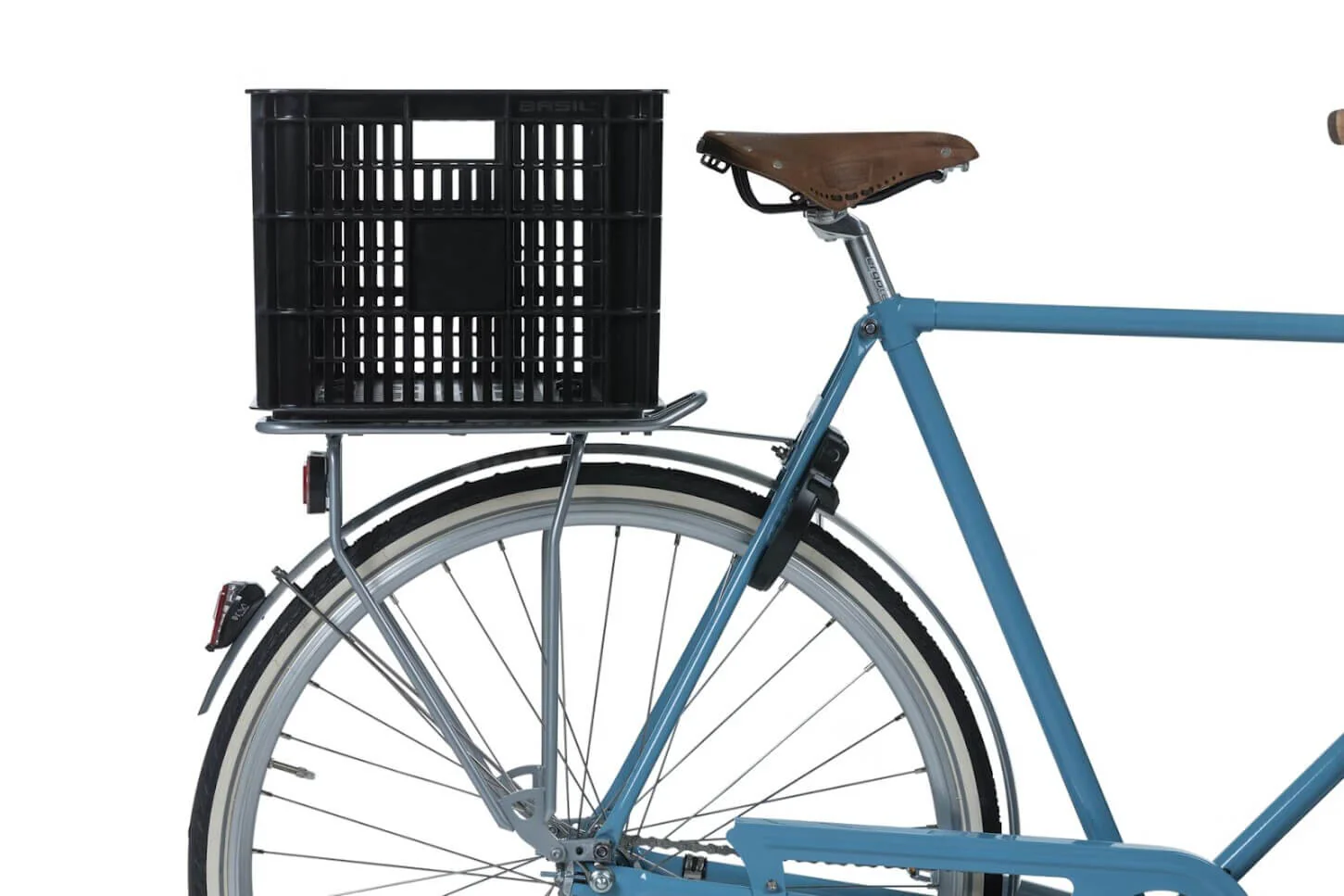 Basil Bicycle Crate Medium 29.5L Black - Image 7