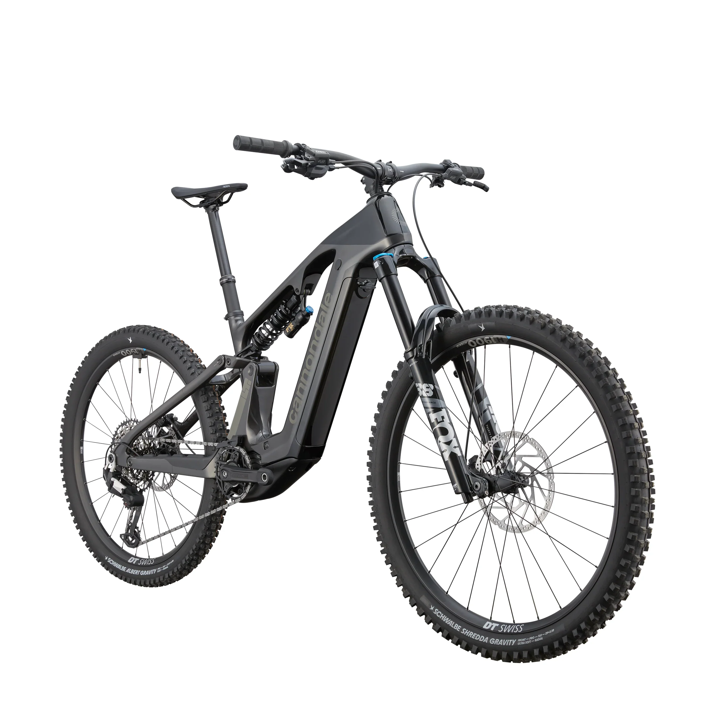 Cannondale Moterra Carbon LT 1 E-Mountain Bike - Black - Image 3