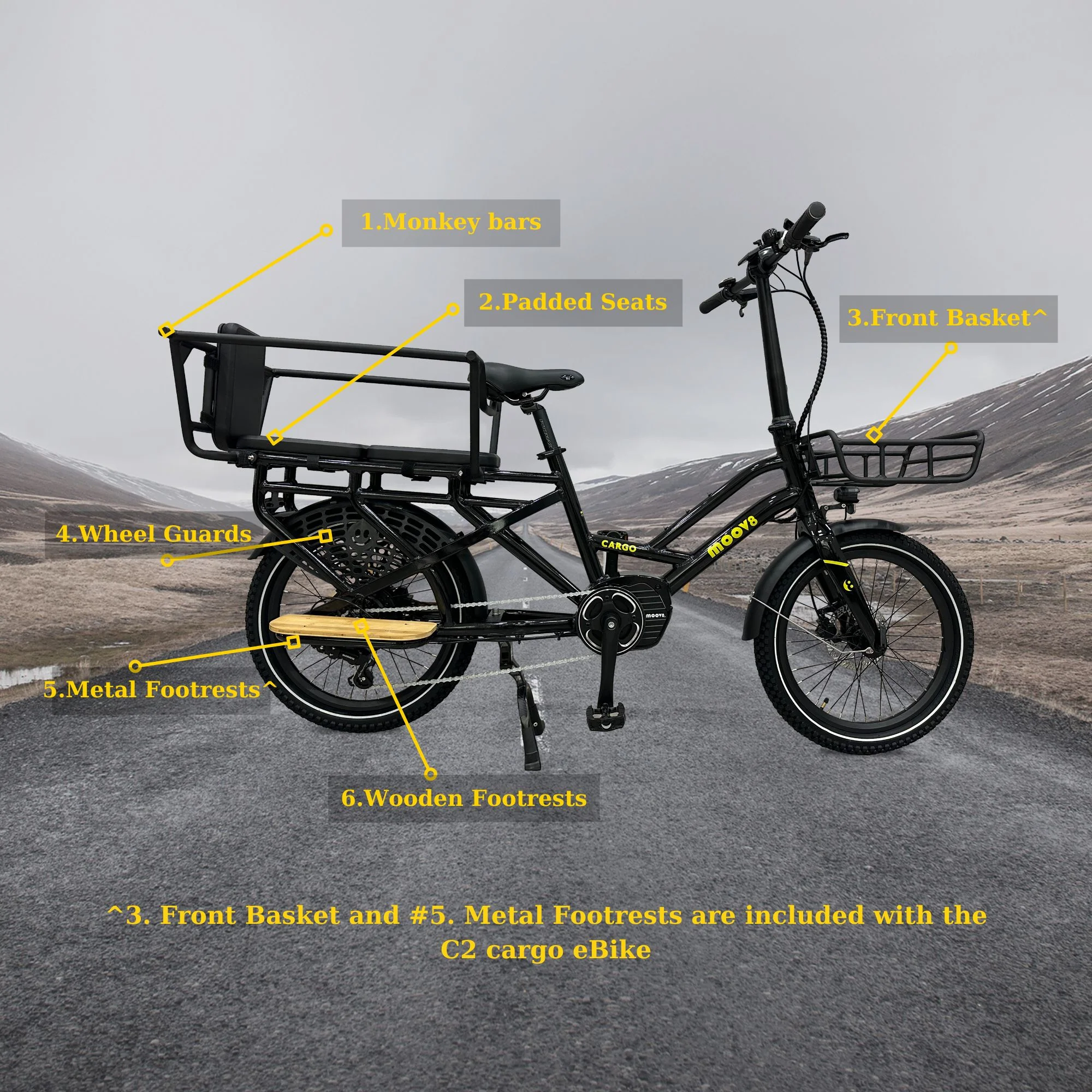 Cargo C2 eBike Accessories Bundle - Image 2