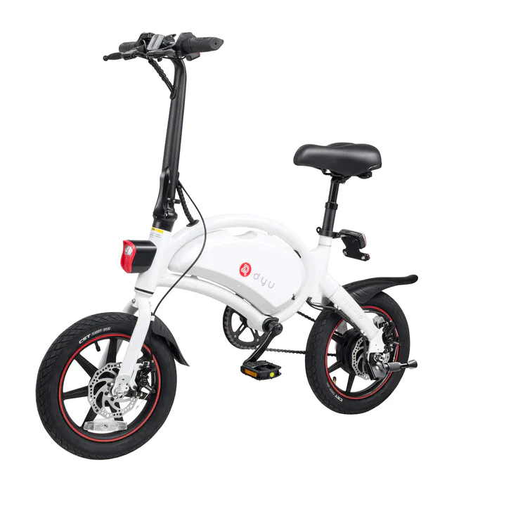 DYU D3+ Smart Electric Bike - Black - Image 12