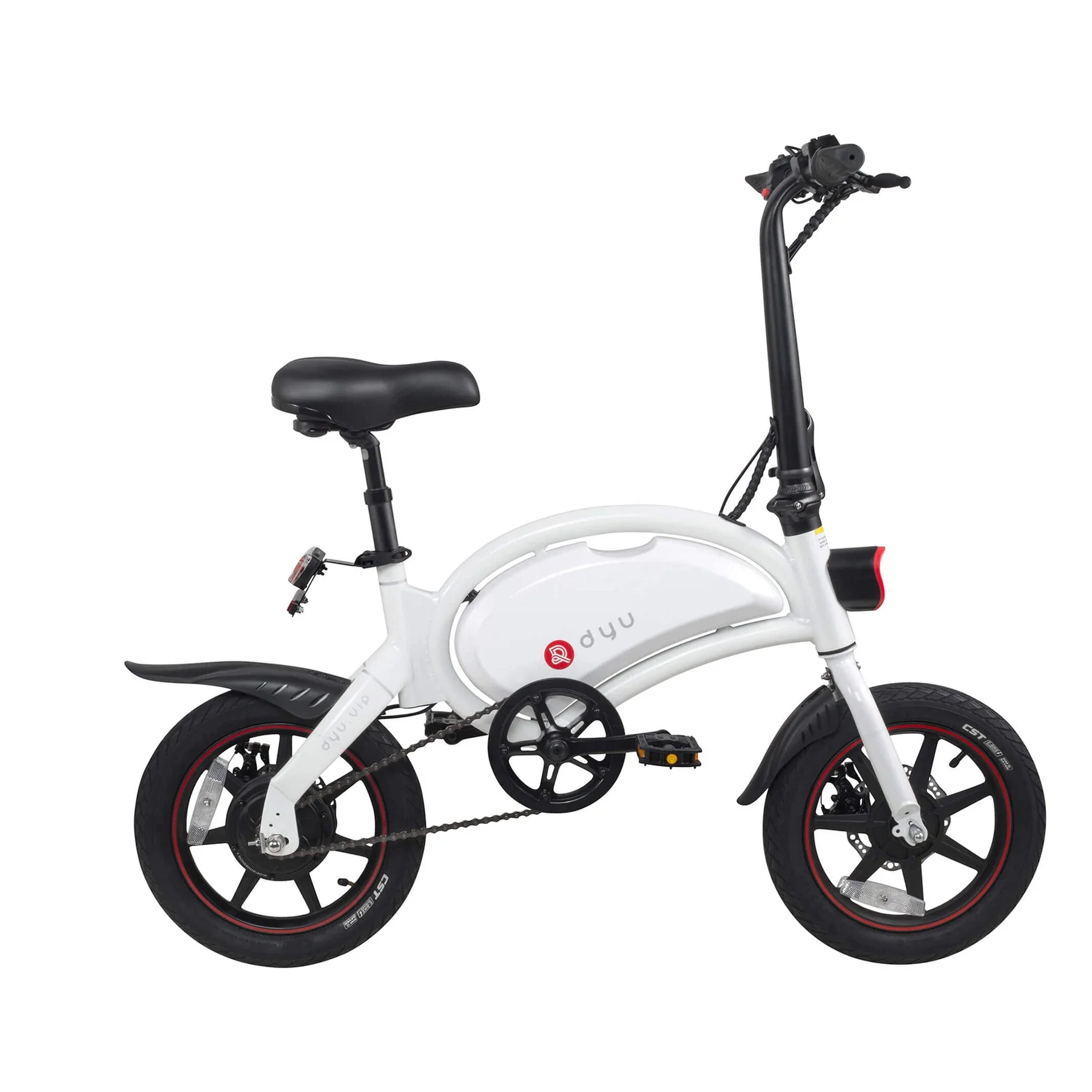 DYU D3+ Smart Electric Bike - Black - Image 13