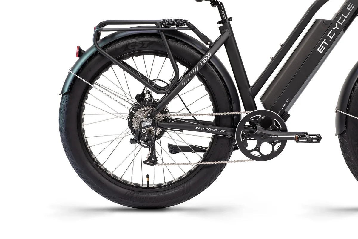 ET.Cycle T1000 Electric Fat Bike Trekking Step-thru E-Bike Powerful T Series 48V 21Ah, 1008Wh - Image 3