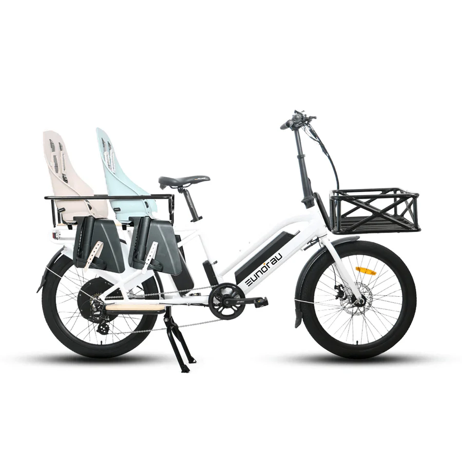 Eunorau Max Cargo 24'' Wheel Electric Bike - 48V 14AH Battery 250W Motor - Image 4