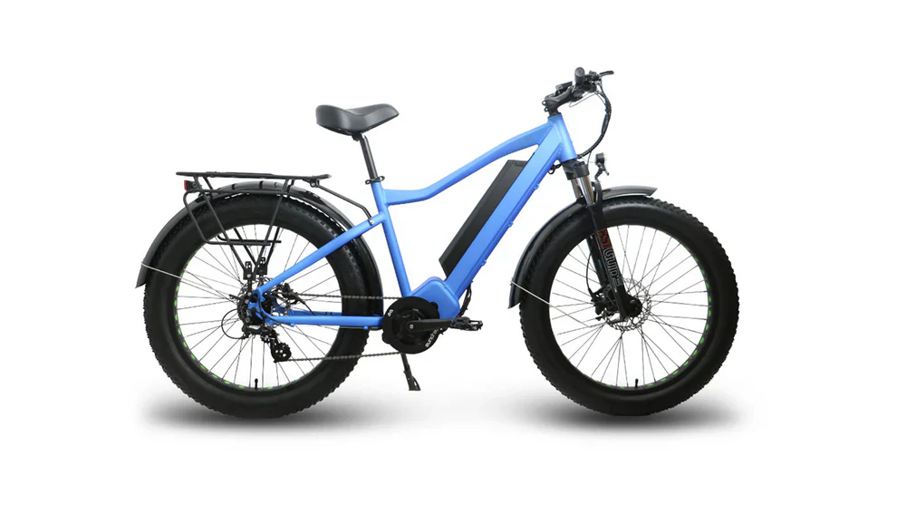 Eunorau 48V 1000W FAT-HD All Terrain E-MTB Fat Tyre Electric Mountain Bike - 26X4 Wheel Set - Image 8