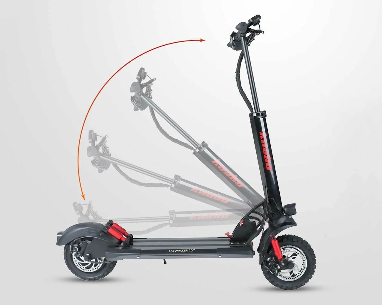 Kaabo SKYWALKER 10C/10H (V2) Electric Scooter | Single Motor - Image 4
