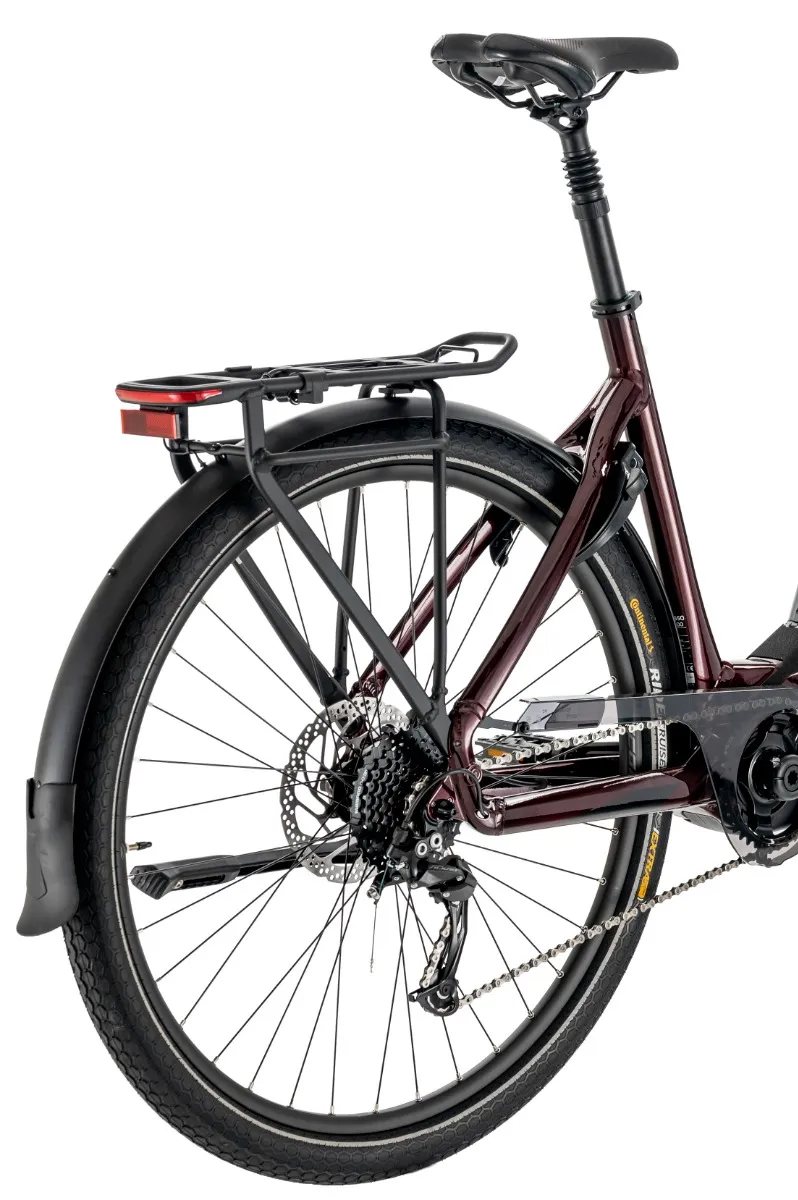 Merida eSpresso City 400 EQ 504Wh Electric Bike Hybrid E-Bike Burgundy Red/Black - Image 5
