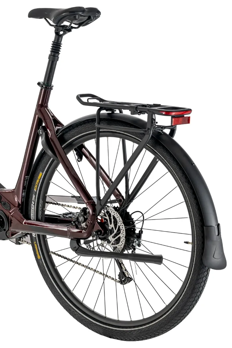 Merida eSpresso City 400 EQ 504Wh Electric Bike Hybrid E-Bike Burgundy Red/Black - Image 6