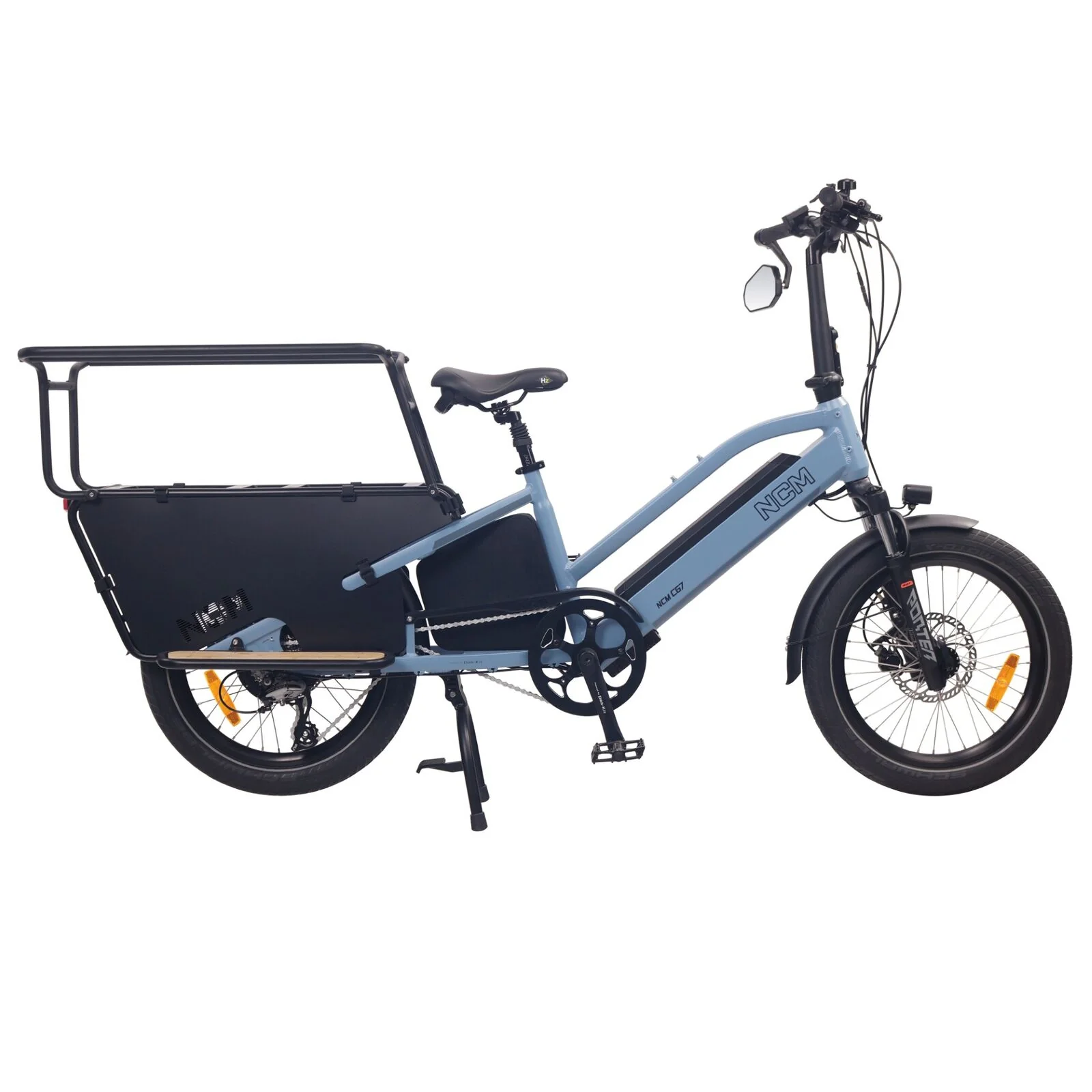 NCM CG7 Step Thru Cargo E-Bike, 250W-500W, 48V 19Ah 912Wh Battery, Hydraulic Brakes [Sage Green 20"] - Image 2
