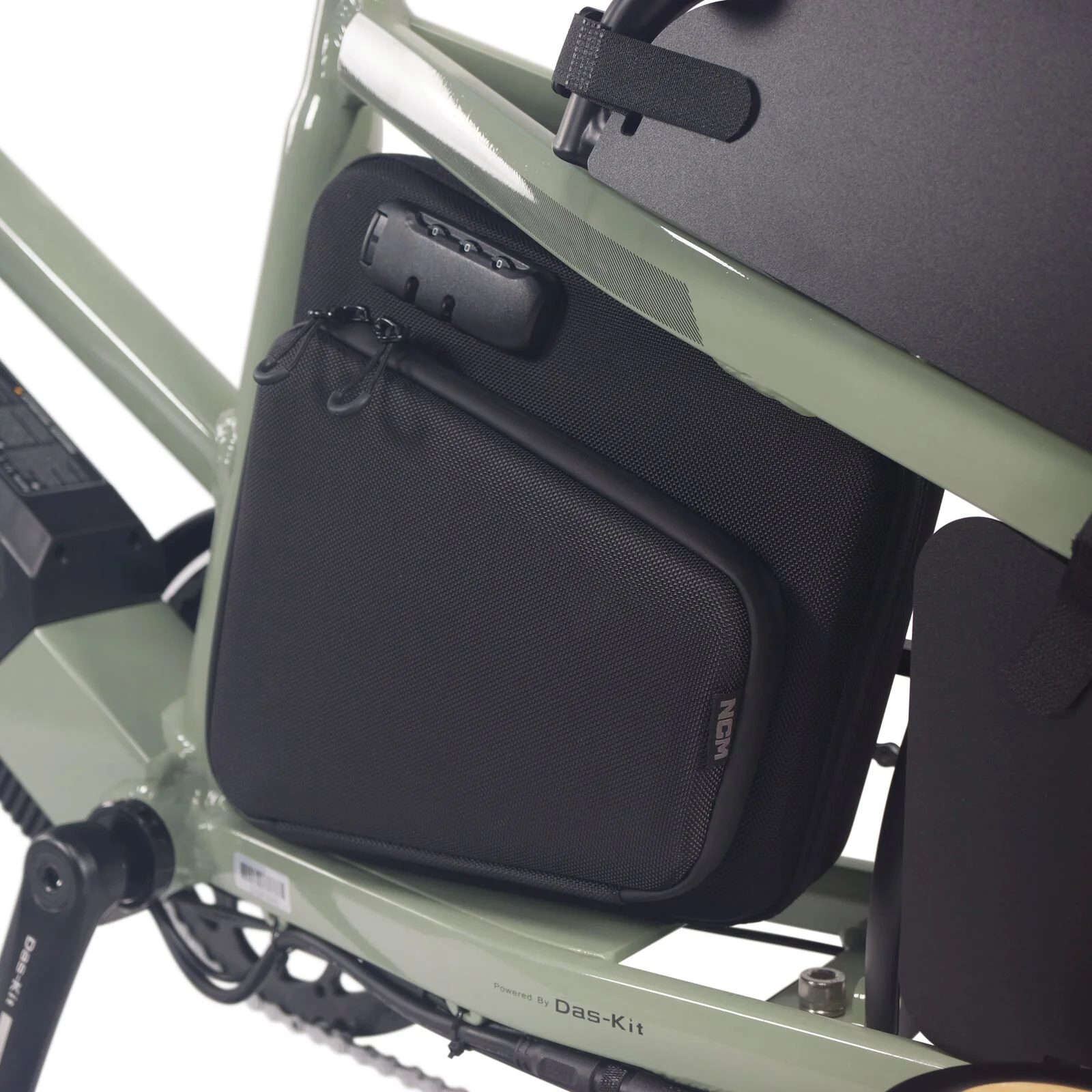 NCM CG7 Step Thru Cargo E-Bike, 250W-500W, 48V 19Ah 912Wh Battery, Hydraulic Brakes [Sage Green 20"] - Image 7