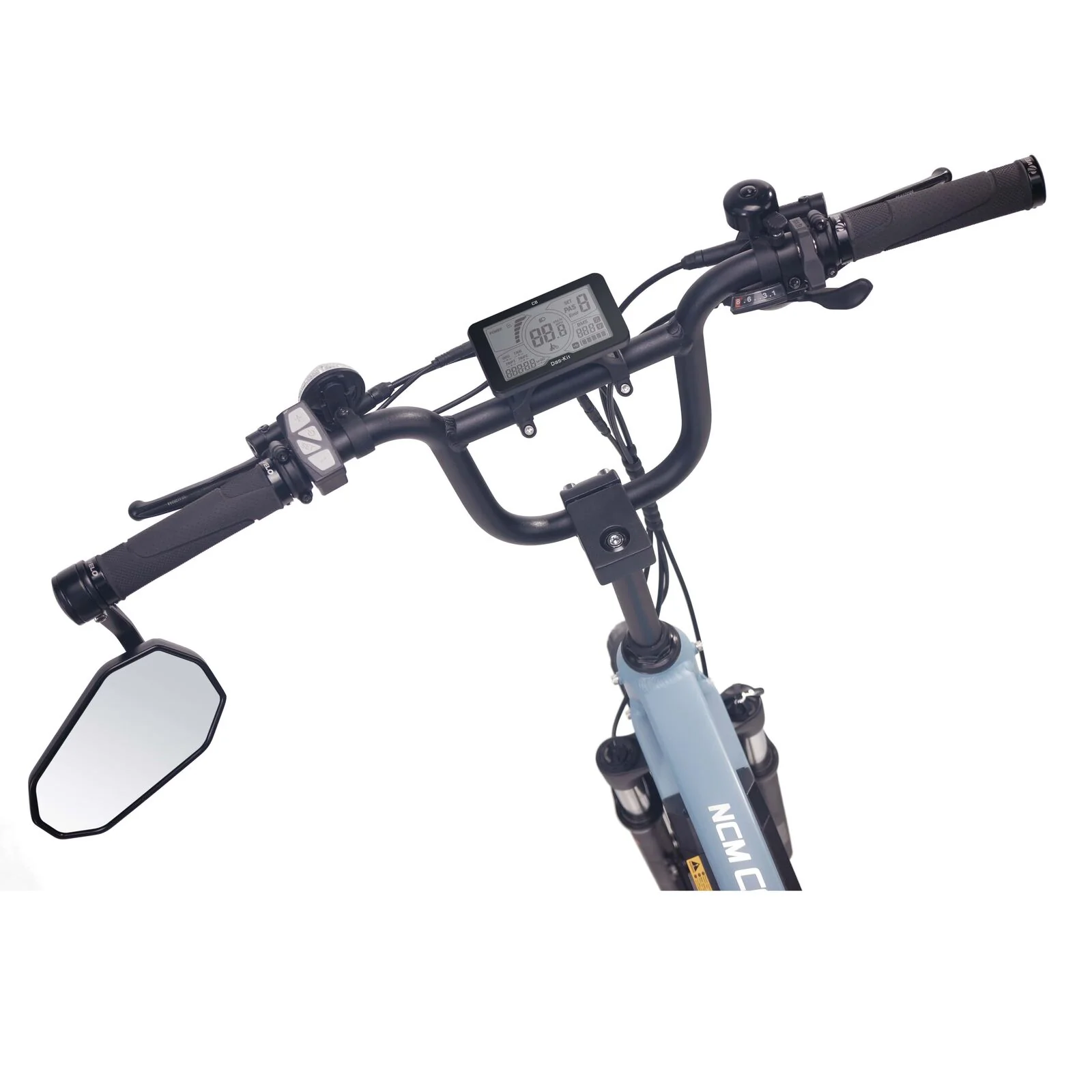 NCM CG7 Step Thru Cargo E-Bike, 250W-500W, 48V 19Ah 912Wh Battery, Hydraulic Brakes [Sage Green 20"] - Image 9