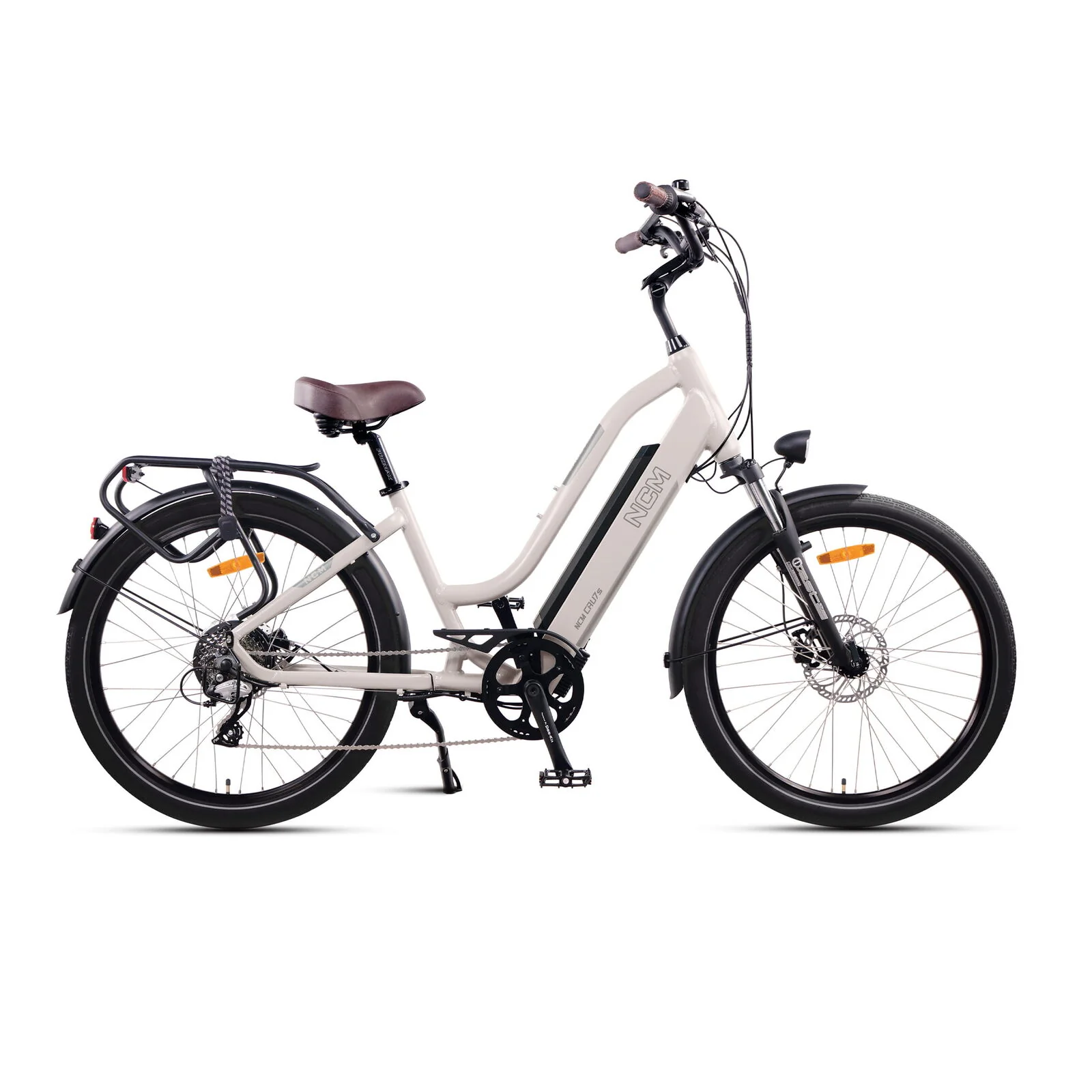 NCM Cru7s Step Thru Cruiser E-Bike, E-MTB, 250W-500W, 48V 19Ah 912Wh Battery - Image 13