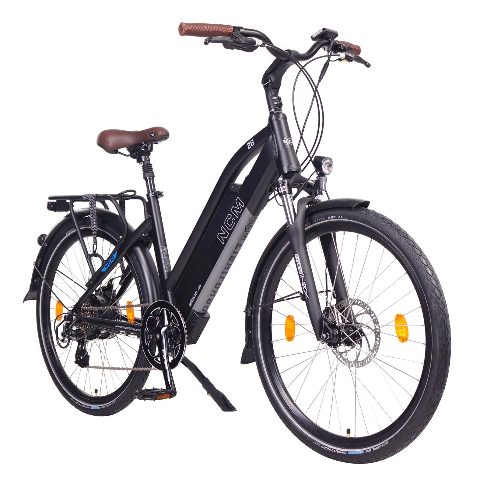 NCM Milano Plus Trekking E-Bike, 250W-500W City-Bike, 48V 16Ah 768Wh Long Range Battery - Image 3