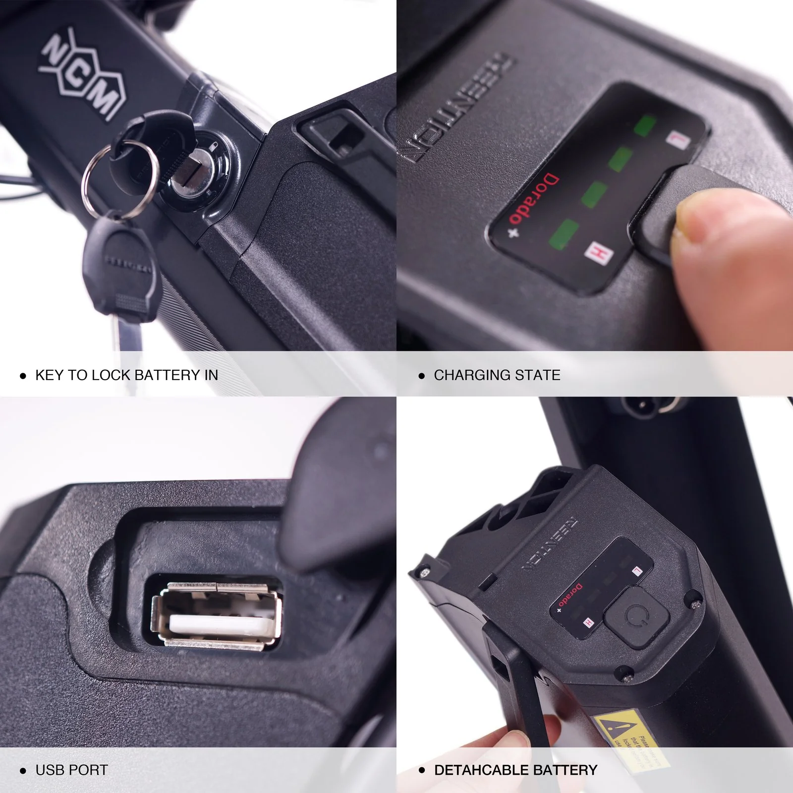 NCM Milano Plus Trekking E-Bike, 250W-500W City-Bike, 48V 16Ah 768Wh Long Range Battery - Image 5