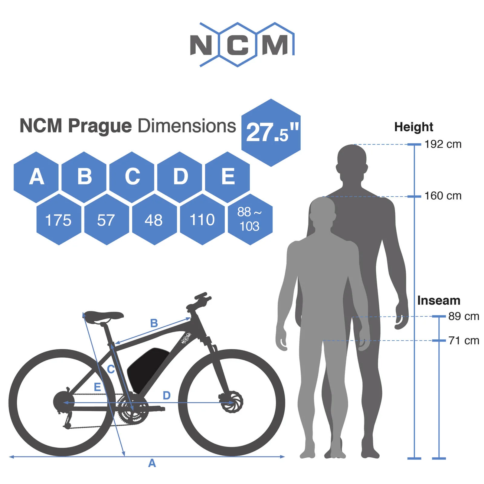 NCM Prague Electric Mountain Bike 250W, 36V 13Ah 468Wh Battery (EX-RENTAL) - Image 8