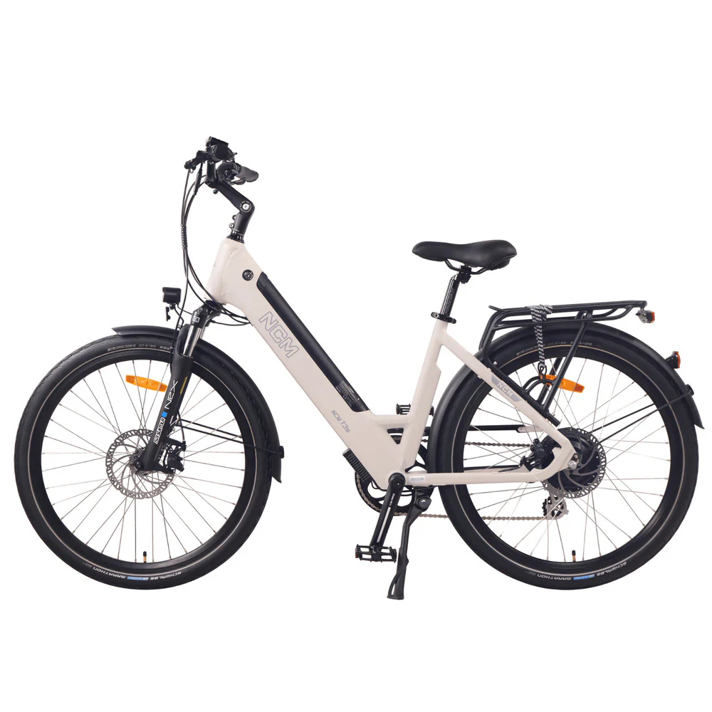 NCM T3S Step-Thru Trekking City Electric Bike, 250W-500W E-Bike Motor, 48V 12Ah 576Wh Battery [26inch] - Image 7