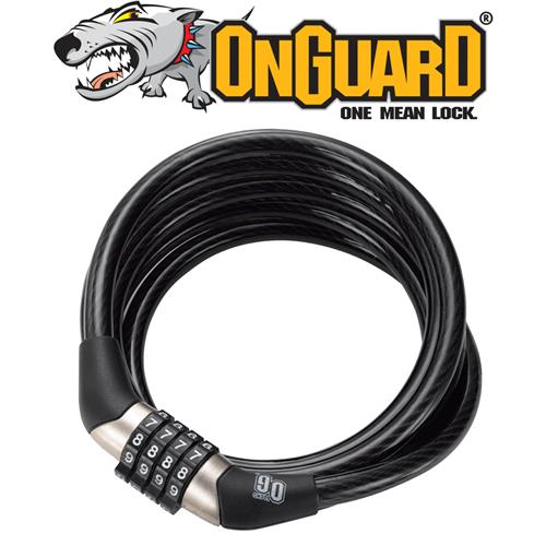 OG Series - Coiled Cable Lock Combo - 150cm x 8mm - Image 2