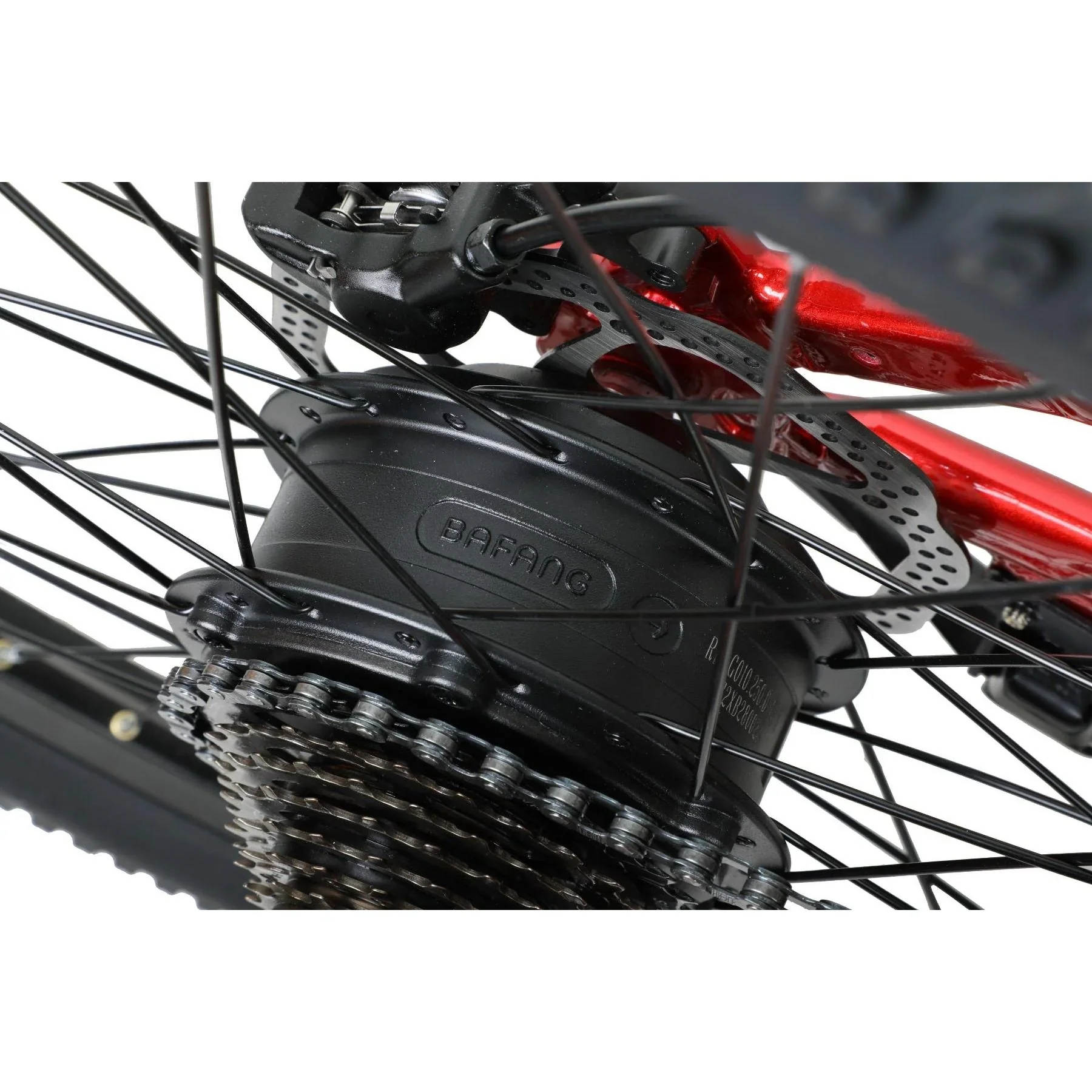 Pedal Warrior 2 24'' Electric Mountain Bike Red - Image 4
