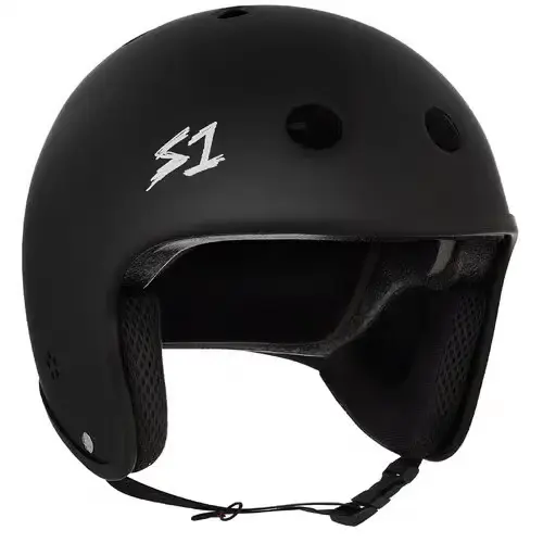 S-One Helmet Retro Lifer Black Matte - Image 3