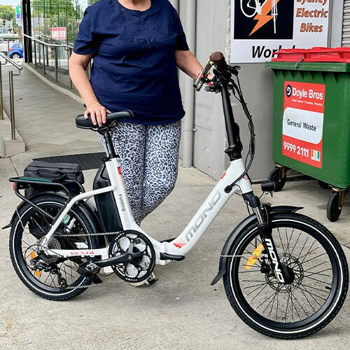 Sunmono VESTA 20‑inch (36V/250W) Folding E‑Bike – 20kg Lightweight Step‑Through - Image 4