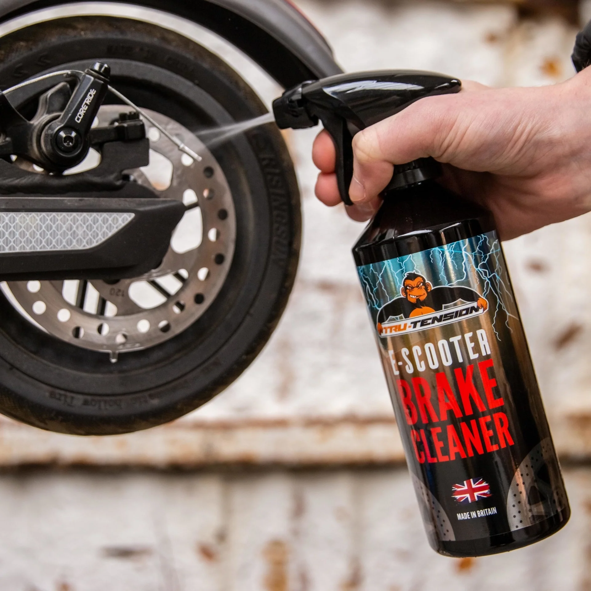 Tru-Tension E-Scooter Brake Cleaner 500ml - Image 2
