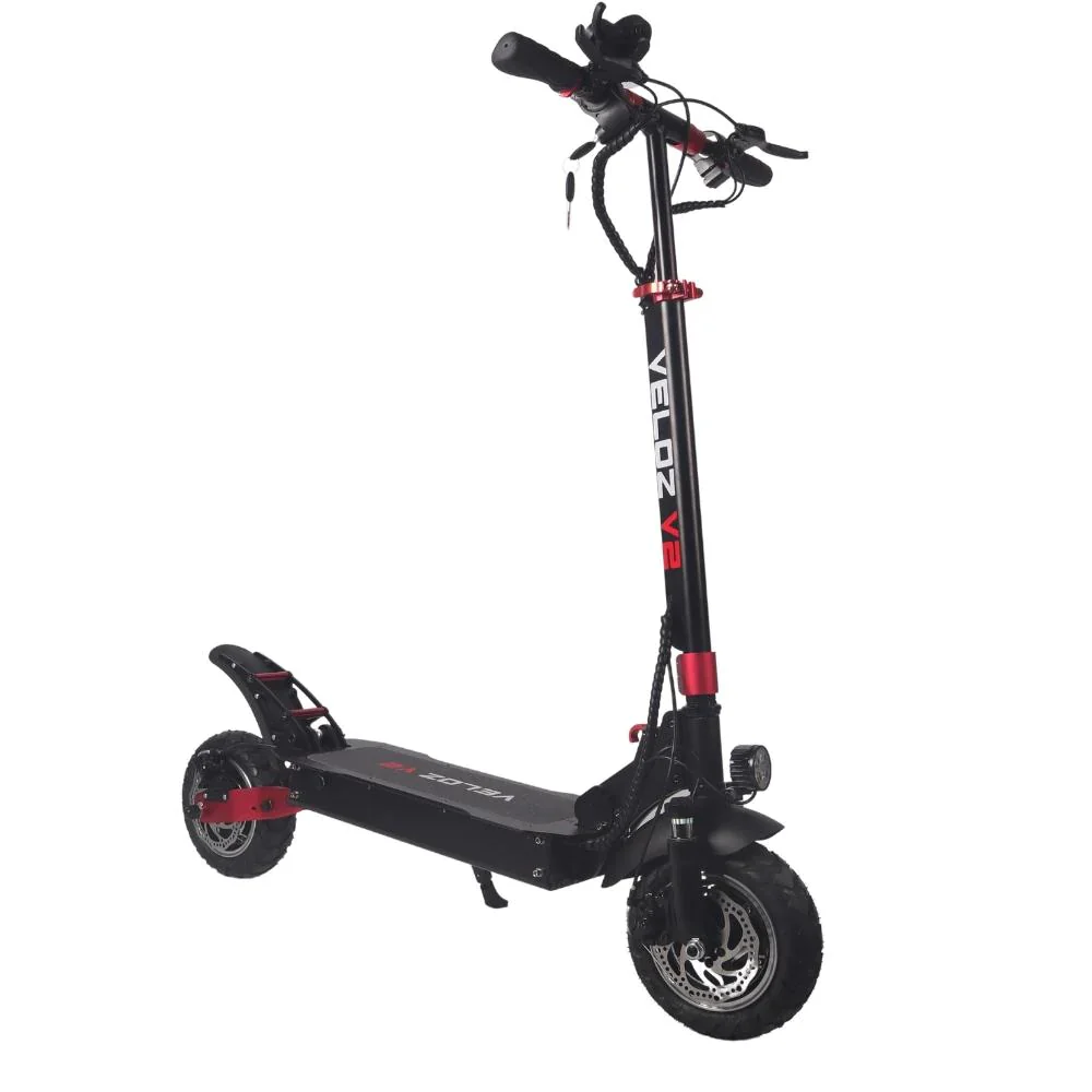 VELOZ V2 Electric Scooter Dual Motor 2400W Keylock + Puncture Proof Tyres + App - Image 2