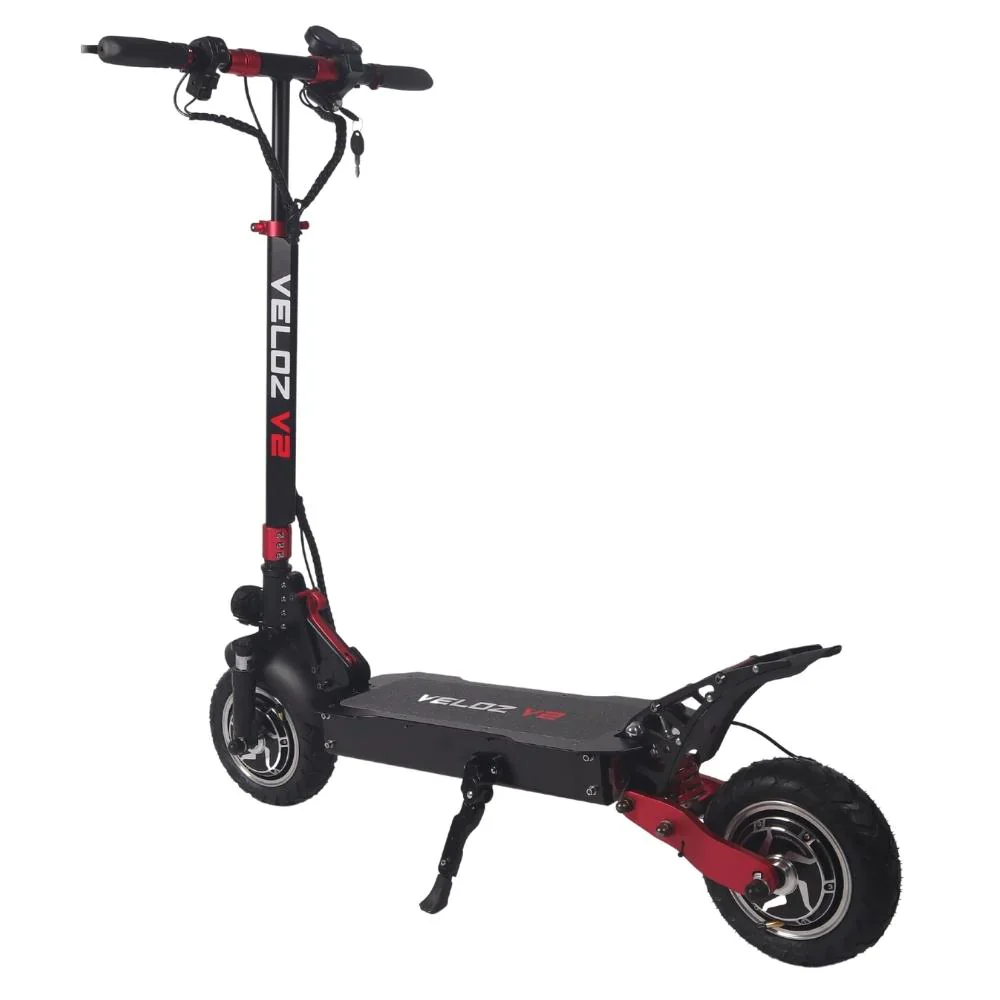 VELOZ V2 Electric Scooter Dual Motor 2400W Keylock + Puncture Proof Tyres + App - Image 4
