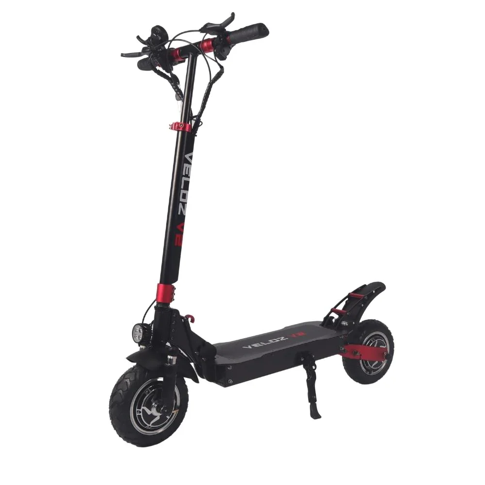 VELOZ V2 Electric Scooter Dual Motor 2400W Keylock + Puncture Proof Tyres + App - Image 5