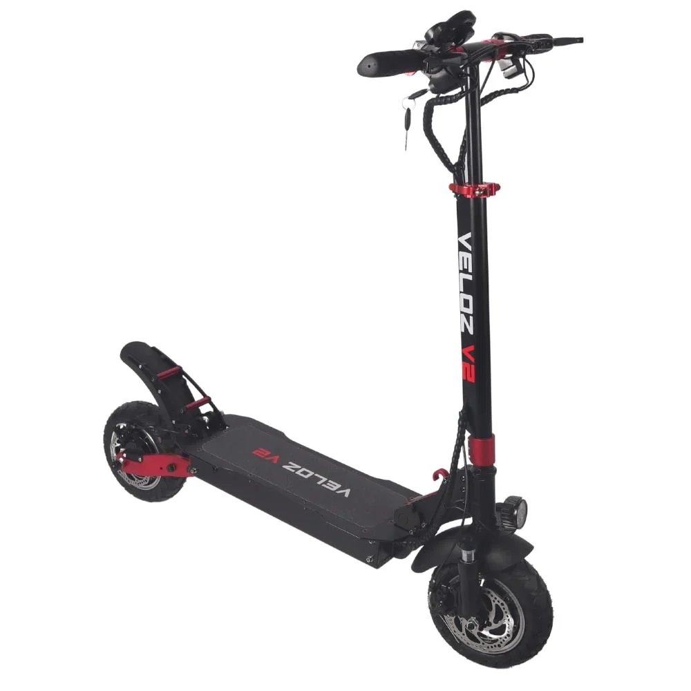 VELOZ V2 Electric Scooter Dual Motor 2400W Keylock + Puncture Proof Tyres + App - Image 6